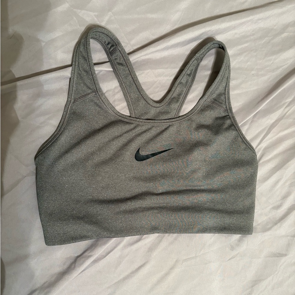 Nike Women's Heather Gray Sports Bra